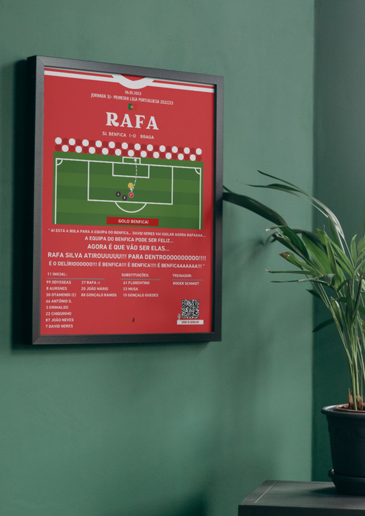 Rafa Silva Goal Benfica vs Braga - Primeira Liga Portuguesa 2022/2023