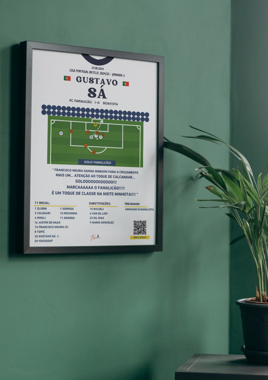 Gustavo Sá Goal Famalicão vs Boavista - Primeira Liga Portuguesa 2024/2025