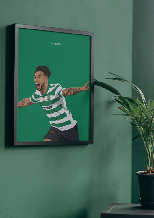 Luis Suárez Celebration Sporting vs PSG - Champions League 2025/2026