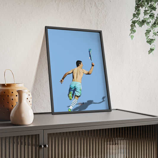 Aguero Last Minute Championship Goal Celebration Manchester City vs QPR