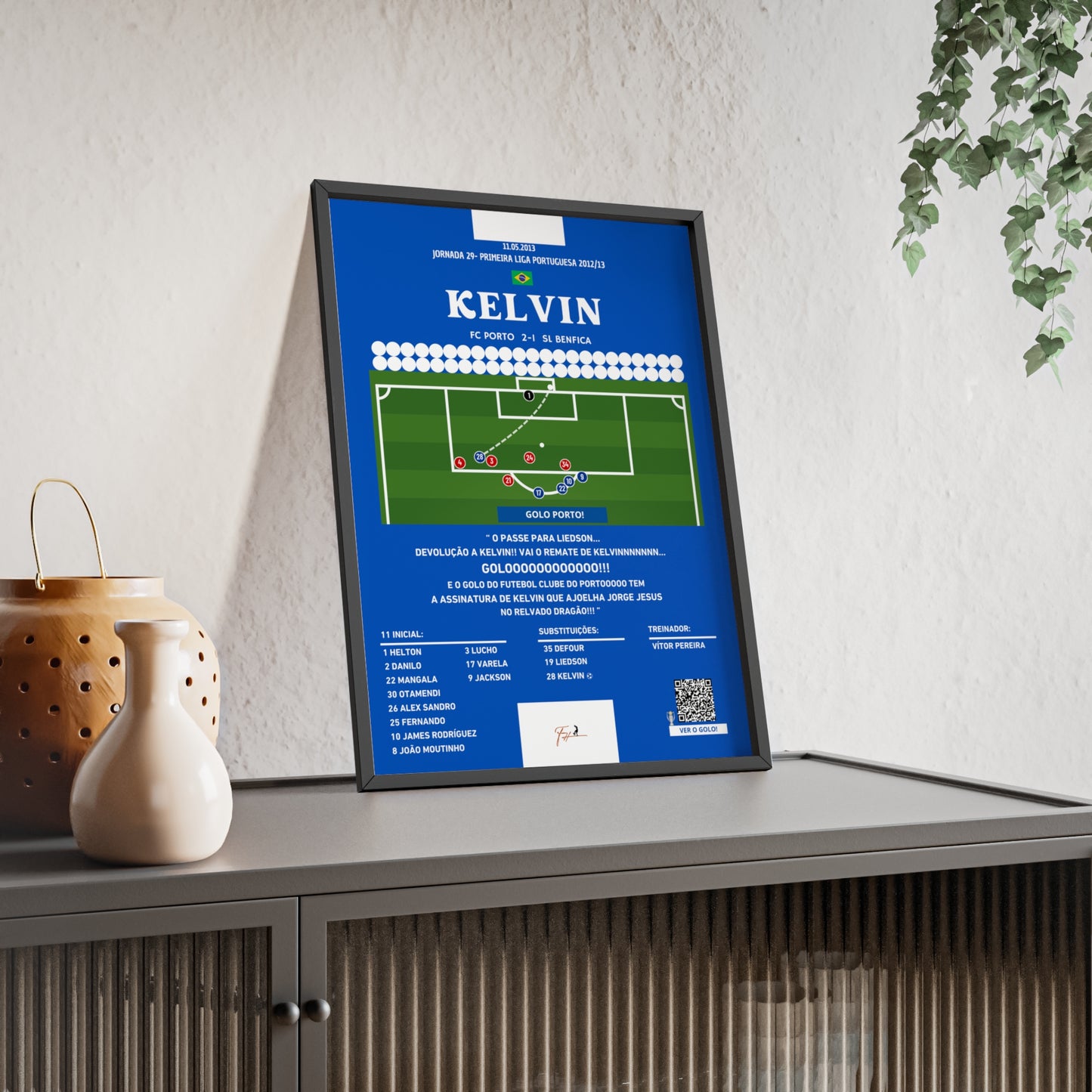 Kelvin Goal Porto vs Benfica - Primeira Liga Portuguesa 2012/2013