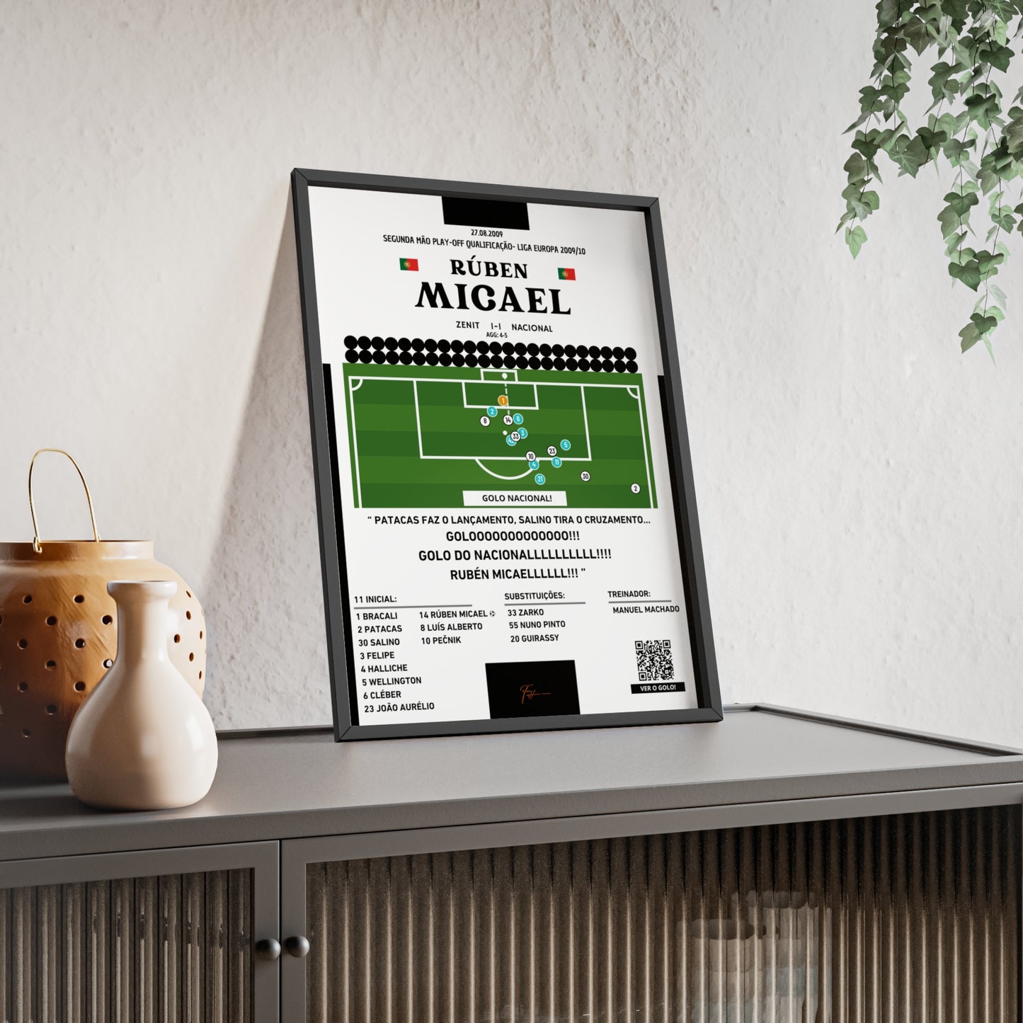 Rúben Micael Goal Zenit vs Nacional da Madeira - Europa League 2009/2010