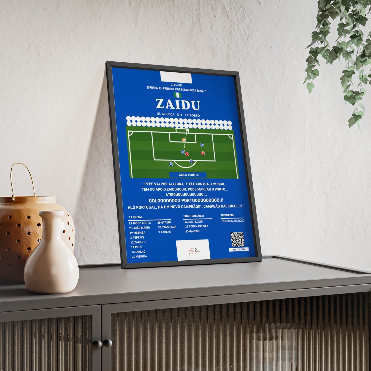 Zaidu Champion Last Minute Goal Benfica vs Porto - Primeira Liga Portuguesa 2021/2022