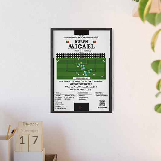 Rúben Micael Golo Zenit vs Nacional da Madeira - Liga Europa 2009/2010