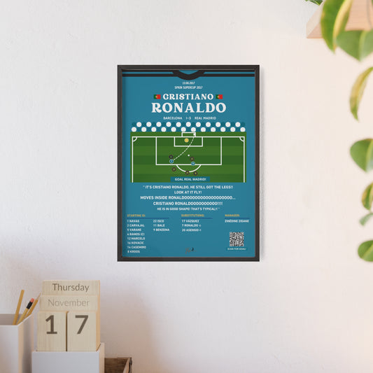 Cristiano Ronaldo Goal Real Madrid vs Barcelona - Spanish Supercup 2017