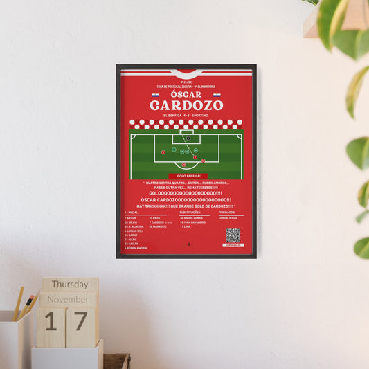 Óscar Carzozo Hattick Final Goal Benfica vs Sporting - Taça de Portugal 2013