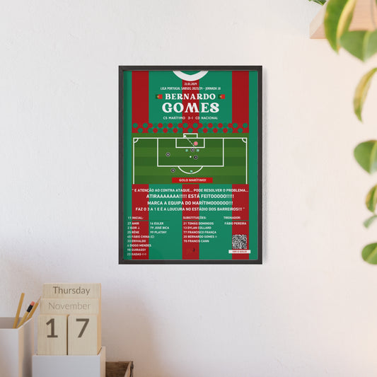 Bernardo Gomes Derby Final Goal Marítimo vs Nacional da Madeira - Segunda Liga 2023/2024