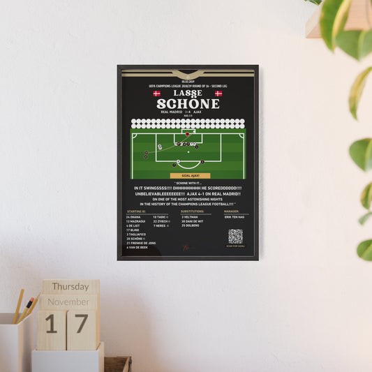 Lasse Schone Freekick Goal Real Madrid Vs Ajax - Champions League Round of 16 2018/2019