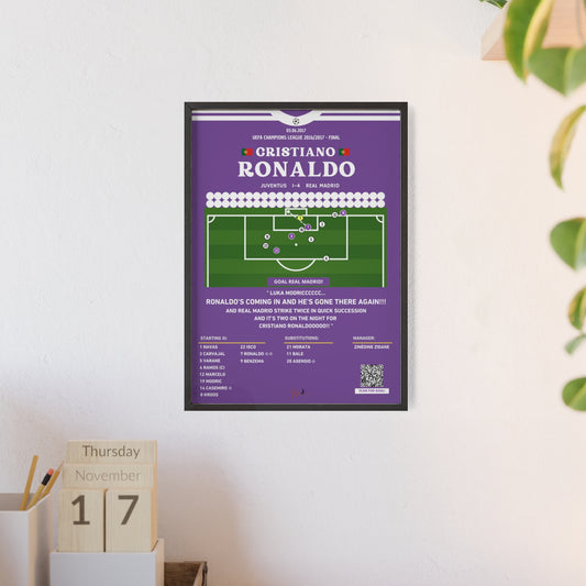 Cristiano Ronaldo Final Goal Real Madrid vs Juventus- Champions League Final 2016/2017