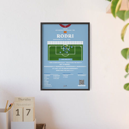 Rodri Final Goal Manchester City vs Internazionale- Champions League Final 2022/2023