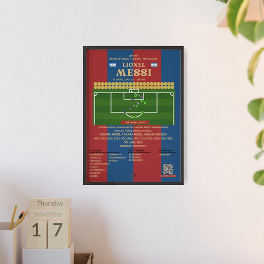 Lionel Messi "Ankara Messi" Goal Barcelona vs Getafe - Copa del Rey Semifinal 2006/2007