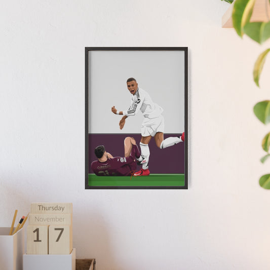 Kylian Mbappé Fake Shot on Gvardiol Goal Celebration Real Madrid vs Manchester City - Champions League 2024/2025