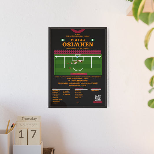 Victor Osimhen Bicycle Kick Galatasaray vs Antalyaspor - Turkish League 2024/2025