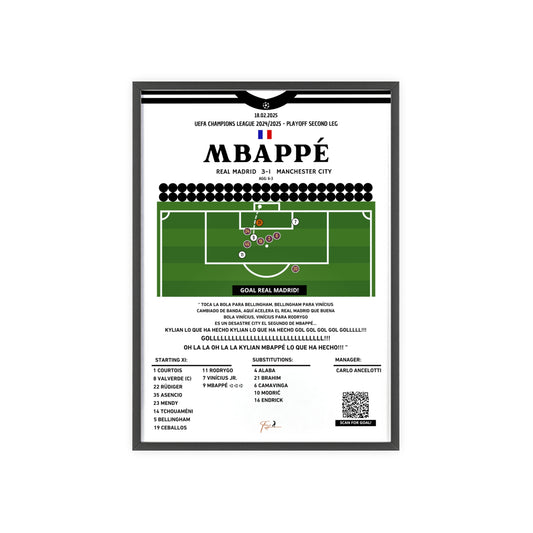 Kylian Mbappé Fake Shot Bundle on Gvardiol Goal + Celebration Real Madrid vs Manchester City - Champions League