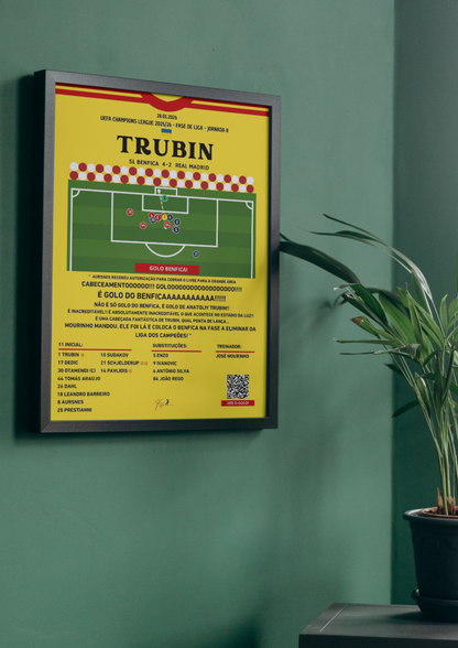 Trubin Last Minute Goal Benfica vs Real Madrid - Champions League 25/26