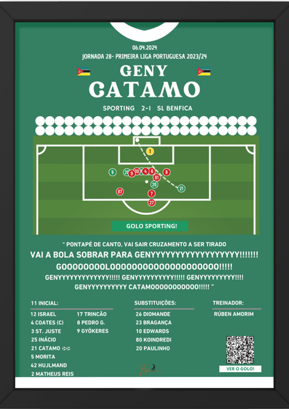 Geny Catamo Last Minute Goal Sporting vs Benfica - Primeira Liga Portuguesa 2023/2024
