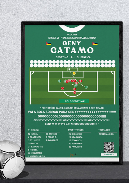 Geny Catamo Last Minute Goal Sporting vs Benfica - Primeira Liga Portuguesa 2023/2024