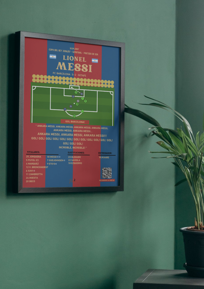 Lionel Messi "Ankara Messi" Goal Barcelona vs Getafe - Copa del Rey Semifinal 2006/2007