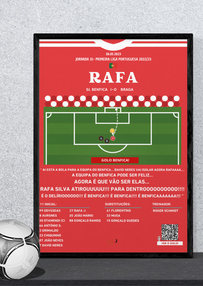 Rafa Silva Goal Benfica vs Braga - Primeira Liga Portuguesa 2022/2023