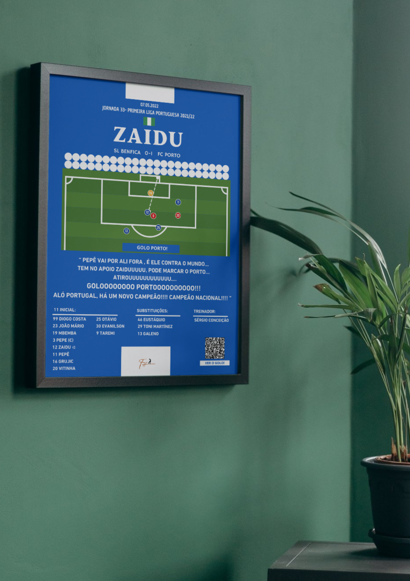 Zaidu Champion Last Minute Goal Benfica vs Porto - Primeira Liga Portuguesa 2021/2022