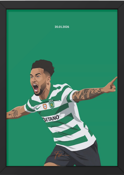 Luis Suárez Celebration Sporting vs PSG - Champions League 2025/2026