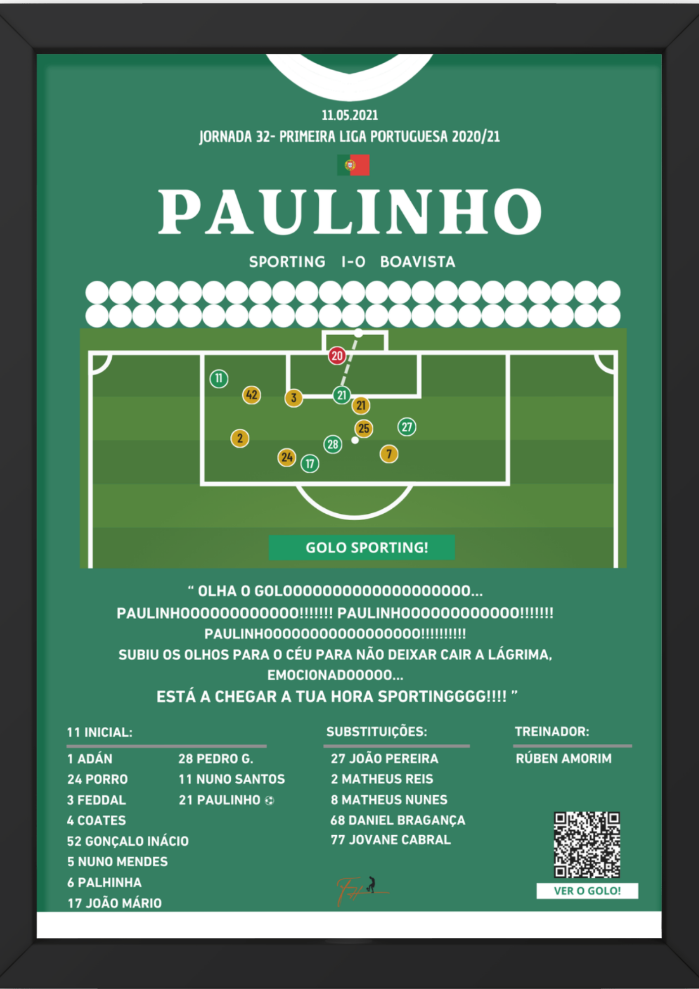 Paulinho Title Goal Sporting vs Boavista - Primeira Liga Portuguesa 2020/2021