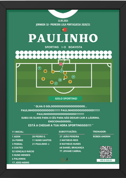 Paulinho Title Goal Sporting vs Boavista - Primeira Liga Portuguesa 2020/2021