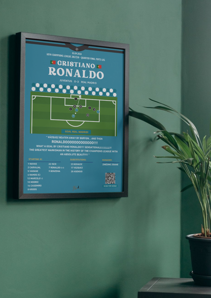 Cristiano Ronaldo Bicycle Goal Juventus vs Real Madrid - Champions League Quarter Final 2017/2018