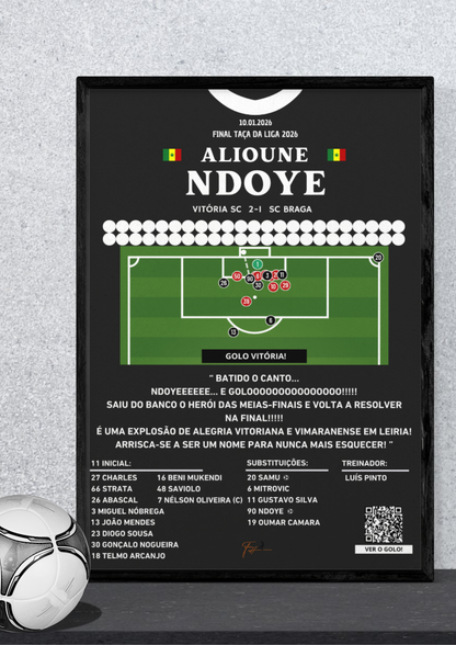 Alioune Ndoye Vitória vs Braga - Taça da Liga 2026
