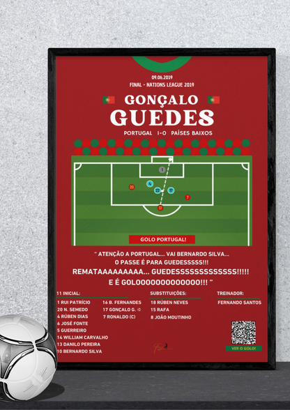 Gonçalo Guedes Goal Portugal vs Netherlands - Nations League Final 2019