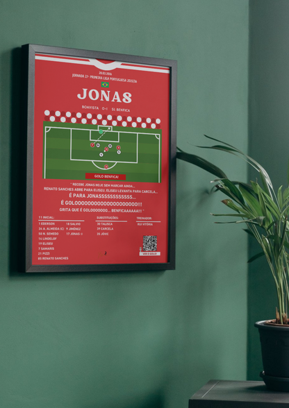 Jonas Last Minute Goal Benfica vs Boavista - Primeira Liga Portuguesa 2015/2016