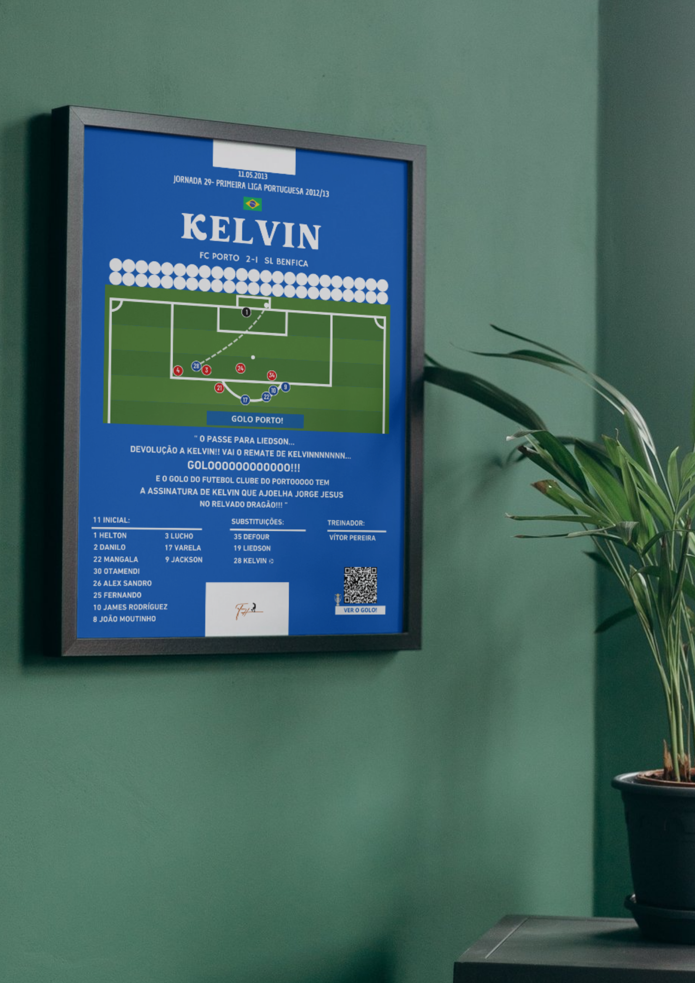 Kelvin Goal Porto vs Benfica - Primeira Liga Portuguesa 2012/2013