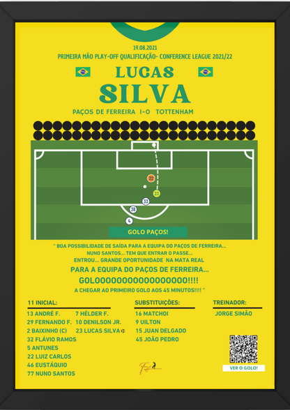 Lucas Silva Goal Paços de Ferreira vs Tottenham - Conference League 2021/2022