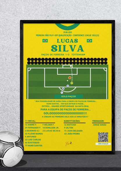 Lucas Silva Goal Paços de Ferreira vs Tottenham - Conference League 2021/2022