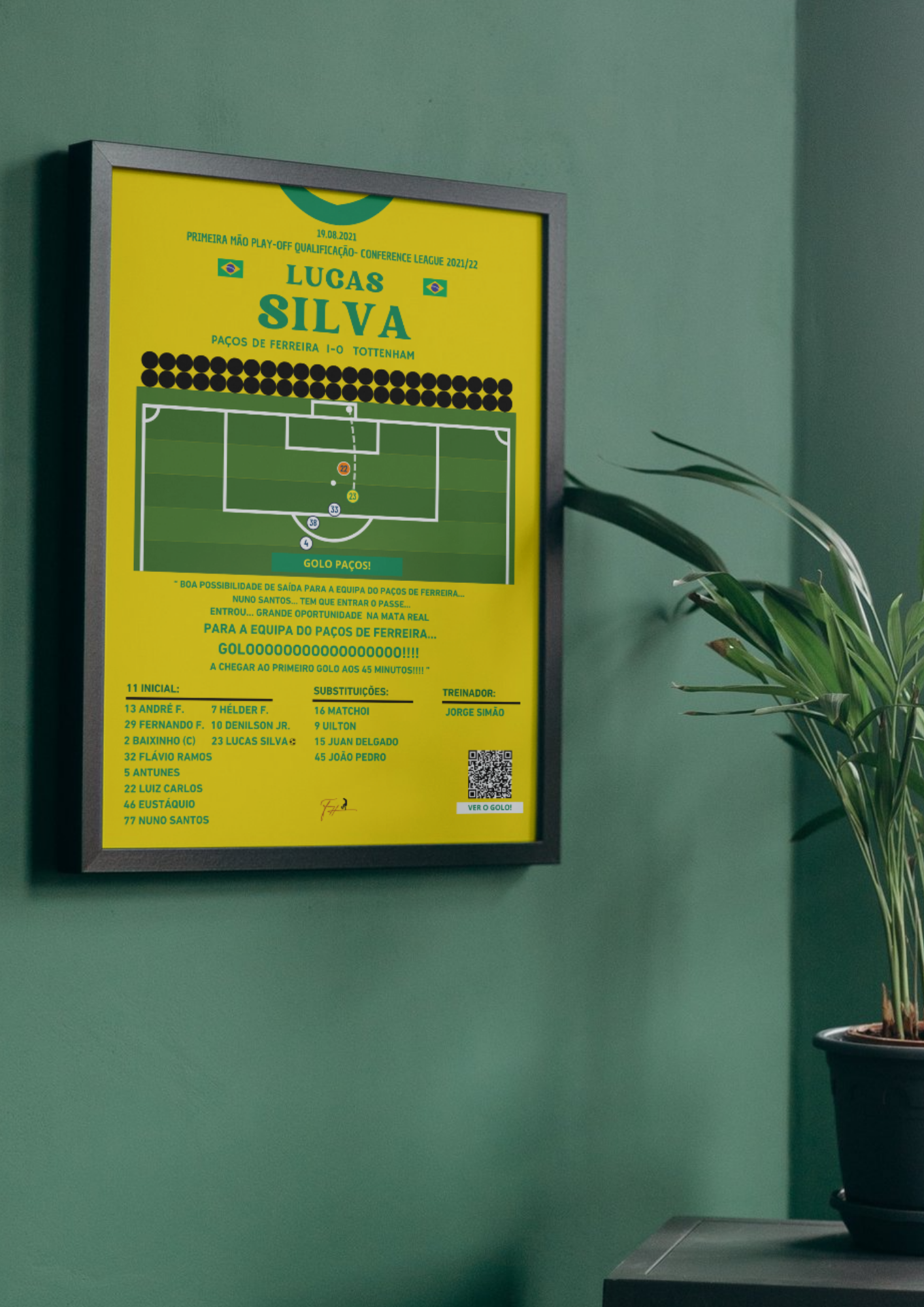 Lucas Silva Goal Paços de Ferreira vs Tottenham - Conference League 2021/2022